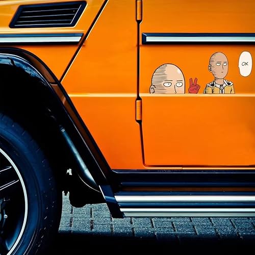 Heavenly Gifts 5.51" 2Pcs Anime Car Stickers And Decals Skateboard Vinyl Jdm Car Accessories Automotive Personalized Bumper Stickers Windshield Window Decals, Luggage Stickers, Computer Stickers #TOP2