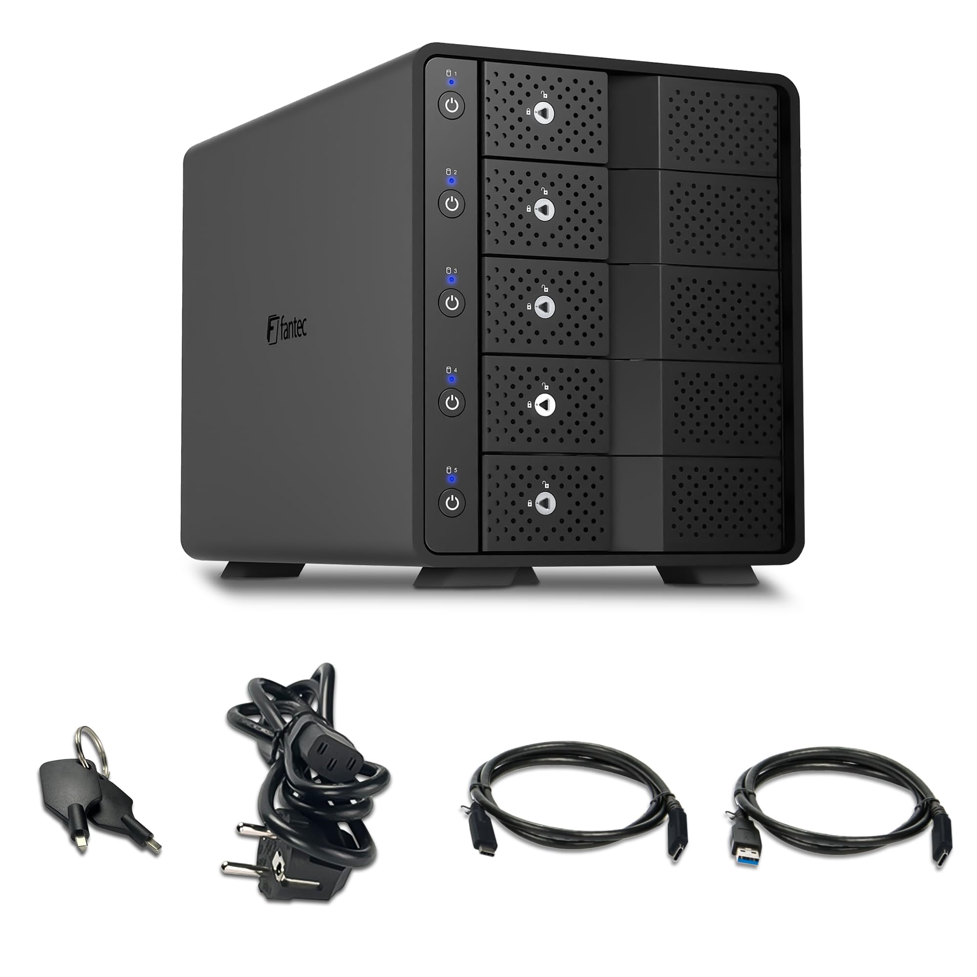 FANTEC Obudowa dysku twardego MB-X5U31H, USB 3.1 Gen2 (10 Gbit/s)