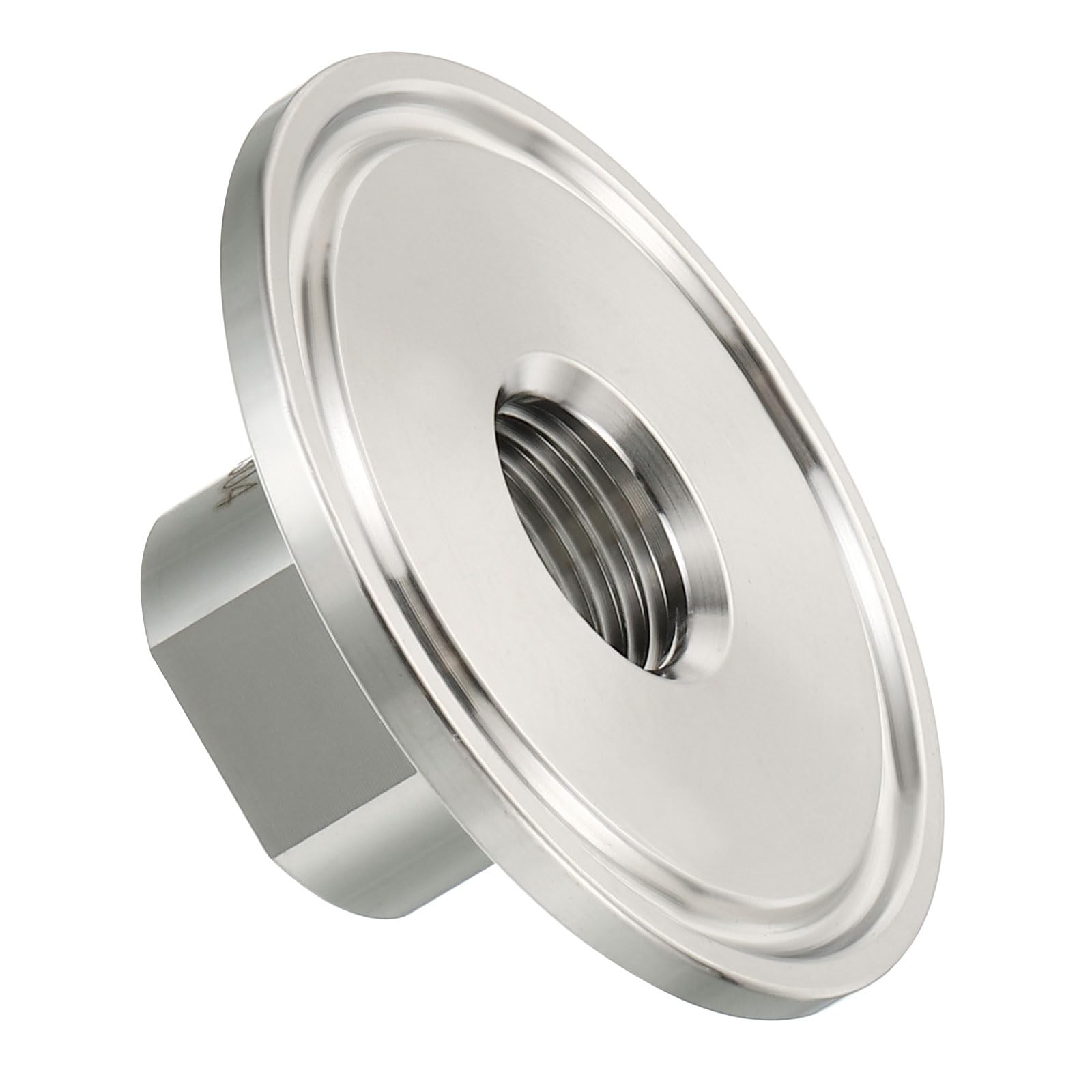 PATIKIL Adapter 1,5 cala TC Tri Clamp, złączki Tri-Clover do NPT 3/8" adapter z gwintem żeńskim 304 stal nierdzewna 304 do zastosowań mlecznych