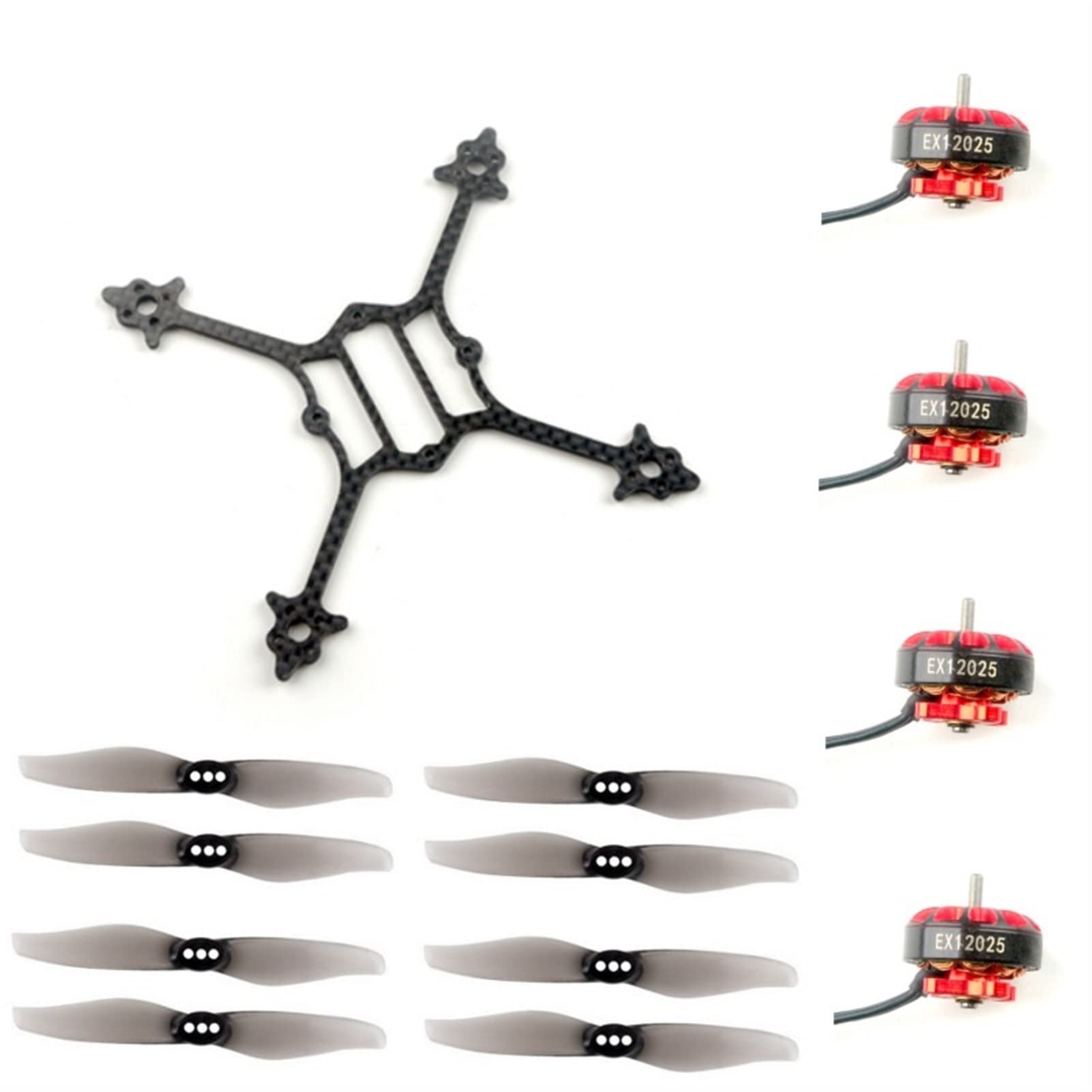115mm 3-calowy wykałaczka 3018 śmigło Crux3 rama zestaw EX1202.5 KV6400 1-2S acing Drone Zestaw akcesoriów do dronów