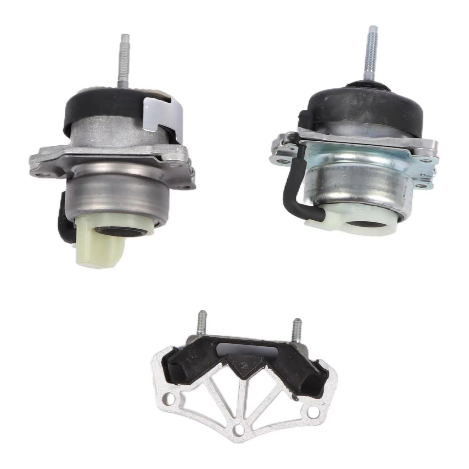 Yongewu One Color Engine Mount Compatible With For Mustang 2.3T 2015-2022 3Pcs Engine Gearbox Mount Bracket Support Holder Anti Shake Fr3z7e373a Fr3z6038h