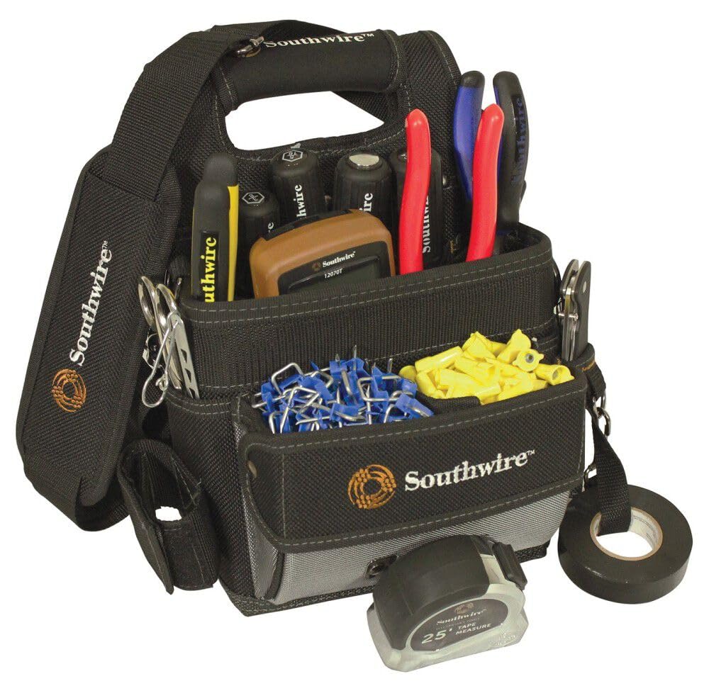 SouthwireBAGESP Electrician's Shoulder Pouch Tool Carrier