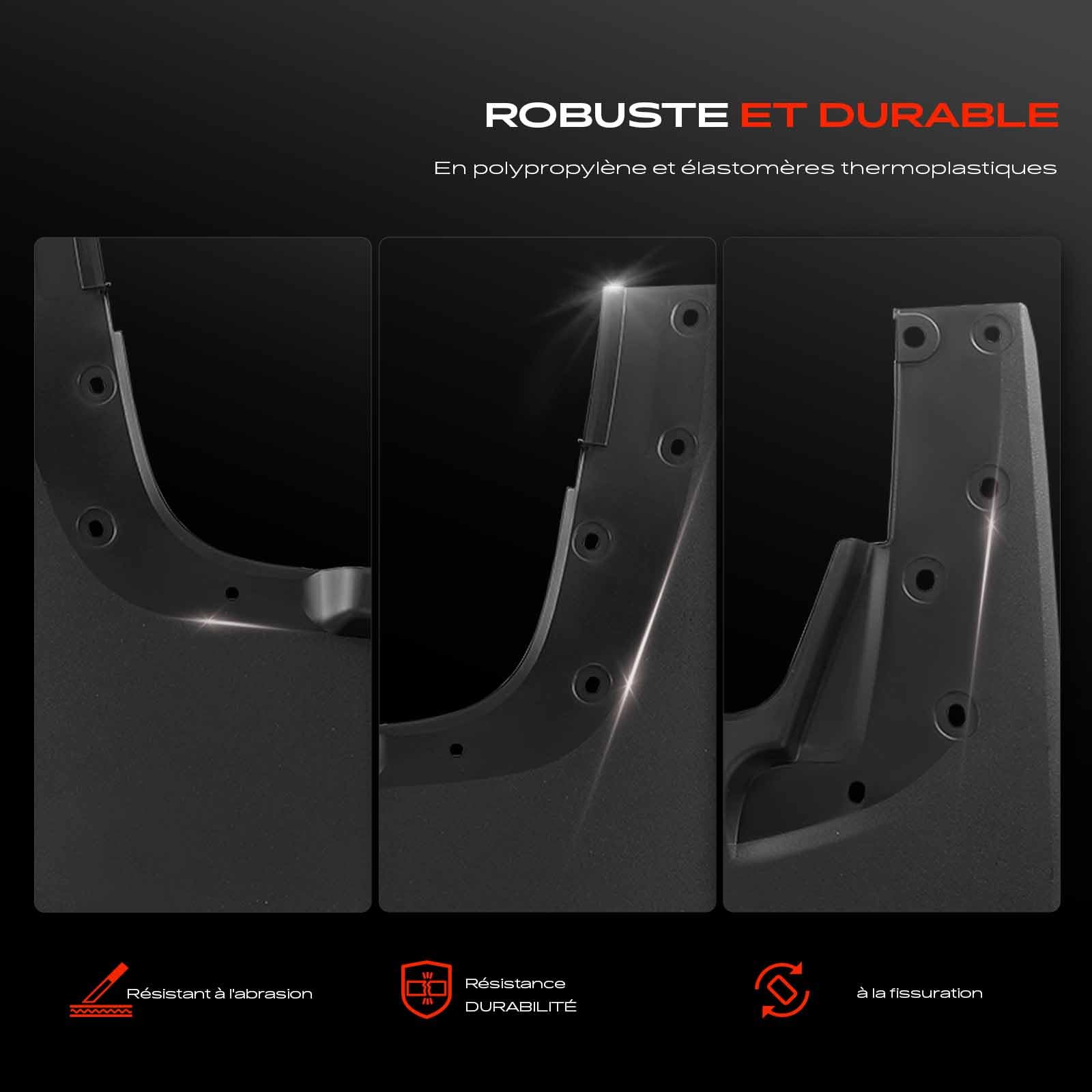 Frankberg 4x Bavettes de protection anti-éclaboussures pour voiture | Compatible avec: 2HB S1B S6B S7A S7B