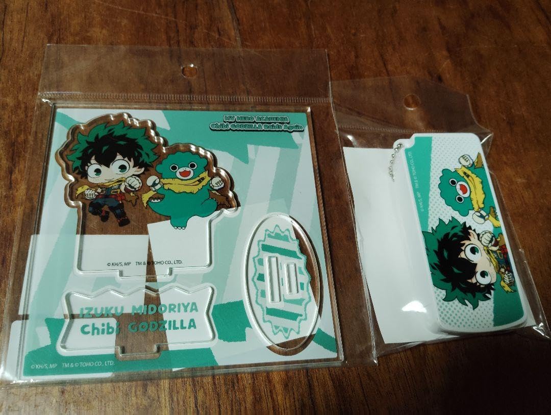 緑谷出久 ちびゴジラコラボ ヒロアカ」デク、爆豪、お茶子、オールマイトが