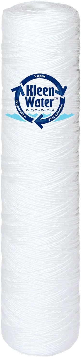 Three Watts SF5-20-425, Pentek WP5BB20P, WP5BB20P Compatible String Wound Water Filter Cartridges - 4.5 X 20 Inch - 50 Micron Replacement Water Filters - One ws03x10039 O-Ring