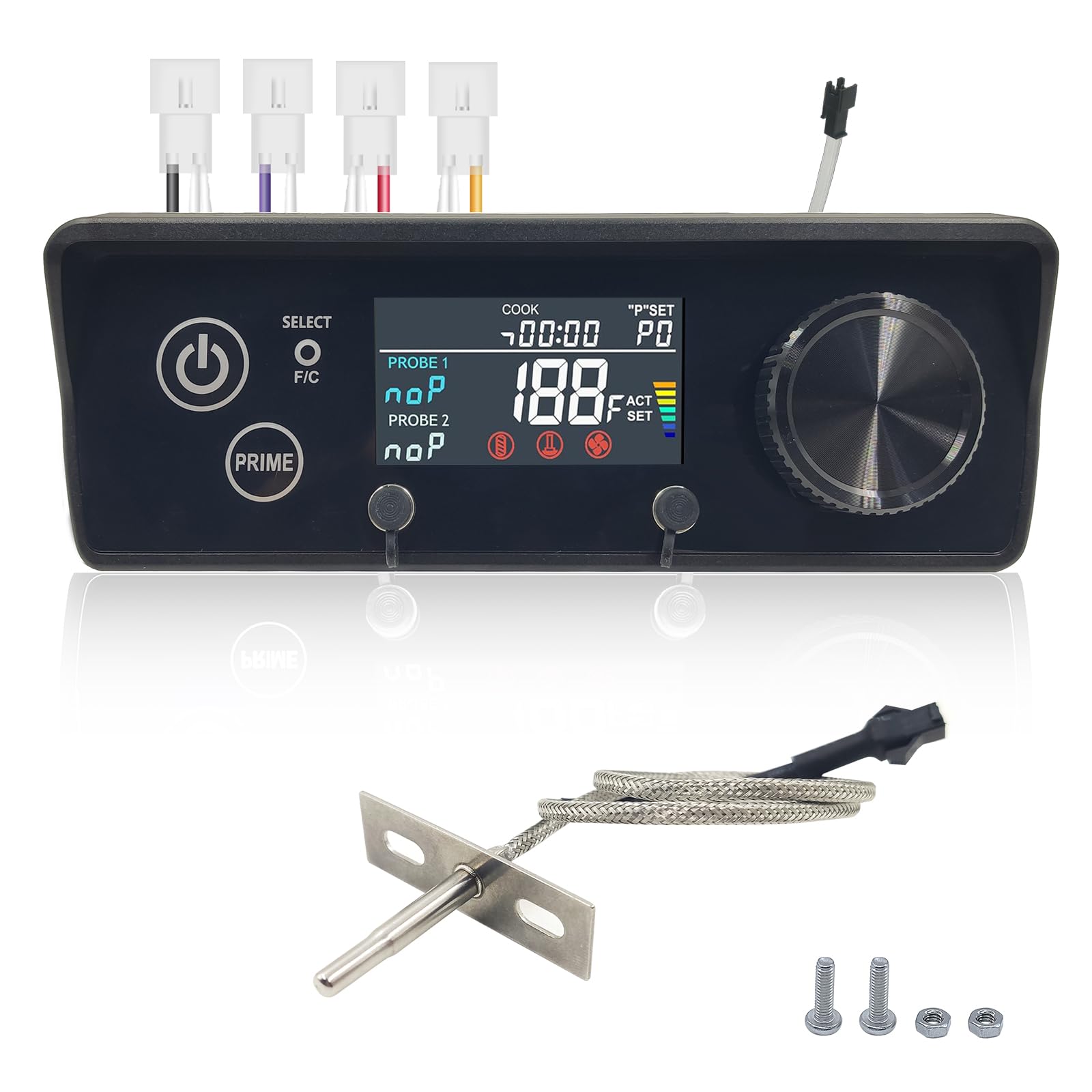 Pit Stop Pit Boss Parts Rectangular PID Digital Control Board (NO