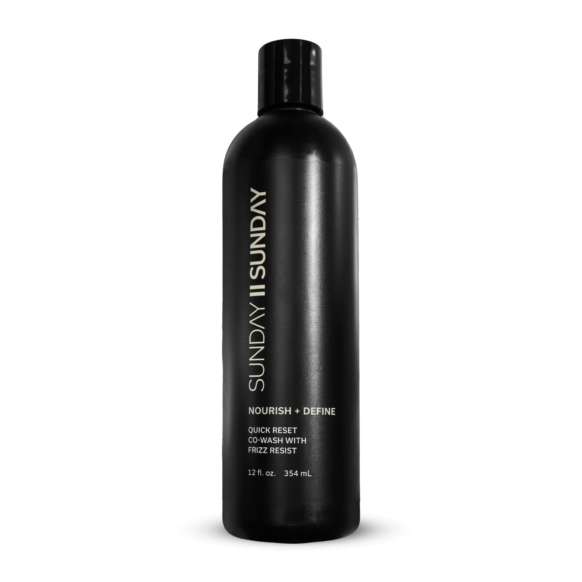 SUNDAY II SUNDAY Quick Curl Reset Co-Wash with Frizz-Resist Complex I Detangle, Cleanse, and Condition in One Easy Step I Keep Hair Looking, Feeling, and Smelling Fresh I 12 fl oz