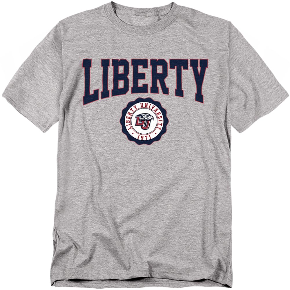LOGOVISION Liberty University Collegiate Seal Unisex Adult T Shirt