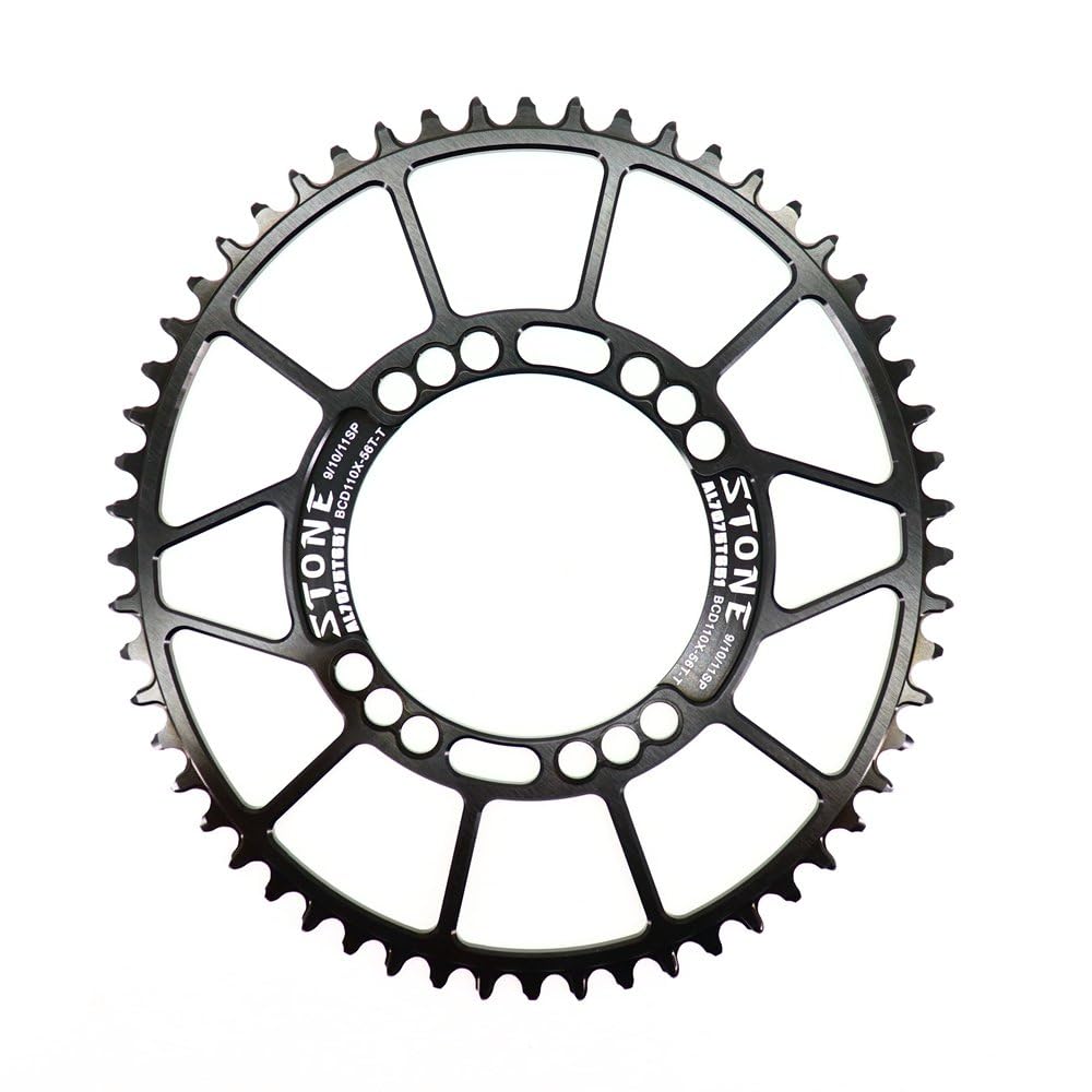 Platos para Bicicletas Plato 110 BCD Ovalado 34 36 38 40 42 44 46 48 58T 60 Dientes Bicicleta de Carretera Rueda 110bcd Unisex