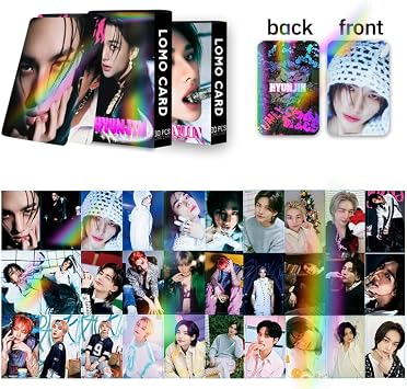 8 Pack/240Pcs Stray Kids Lomo Card Kpop Photocards Greeting Card with Postcards Box