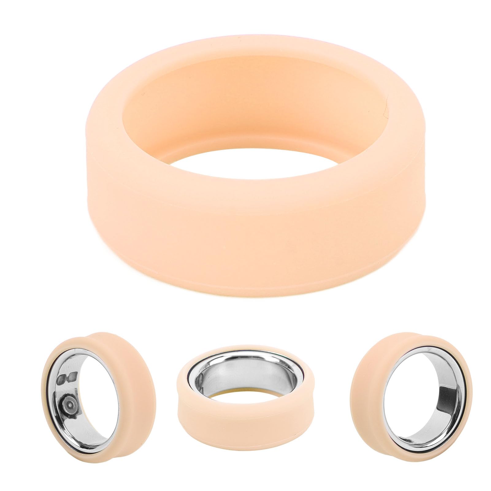 Smart Ring Silicone Protector for Ring Gen 3-1g Lightweight Ring Cover Skin Friendly Elastic Case Universal for Working