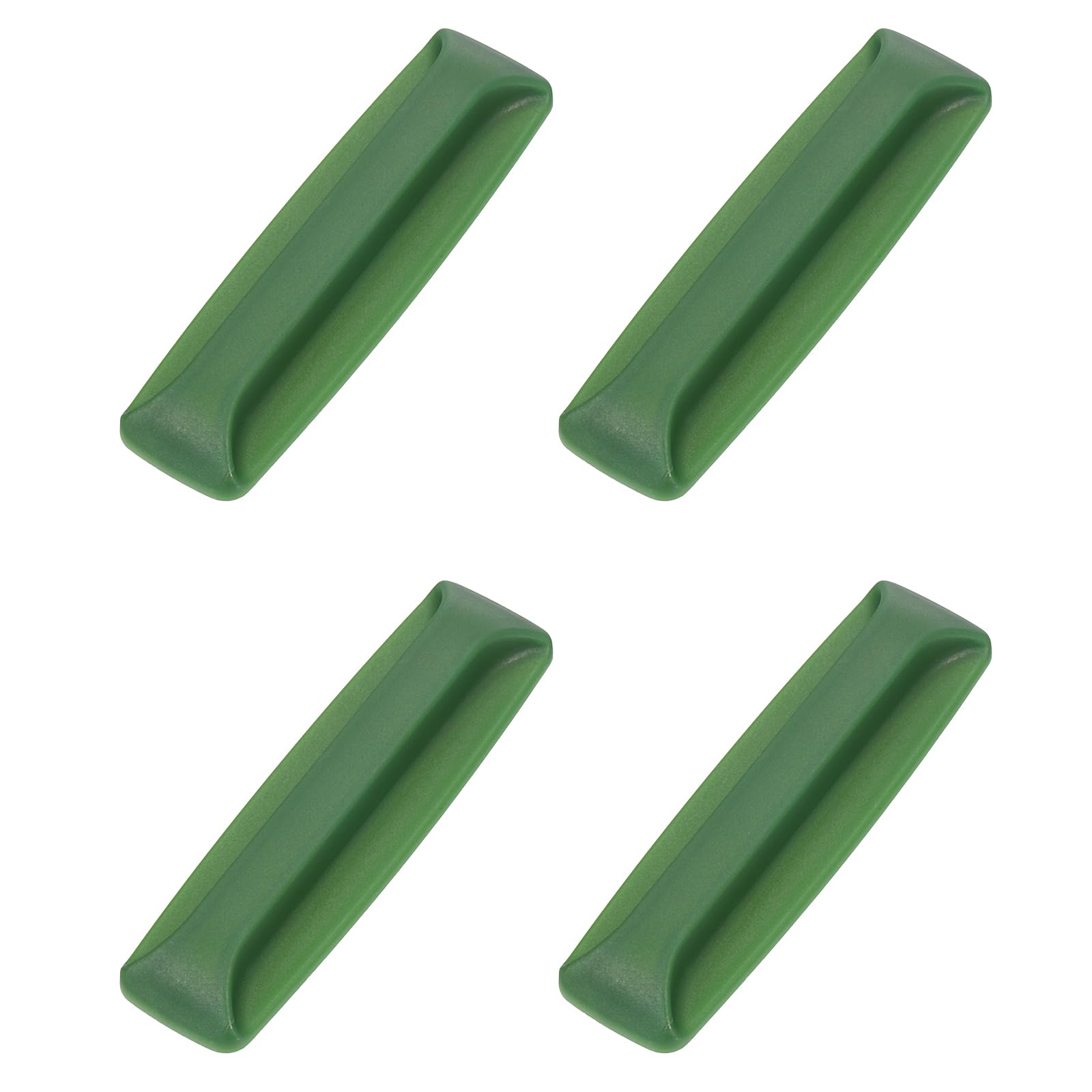 sourcing map 4pcs Self-Stick Instant Cabinet Handle Pulls, Adhesive Sliding Door Handle Window Glass Doors Pulls for Cabinet Closet,Green