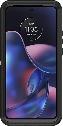 Miniatura 3 de OtterBox Motorola Edge (solo 2022) - Funda de la serie Defender - Negro - Resistente y duradera - con protección de puerto - Incluye soporte de clip
