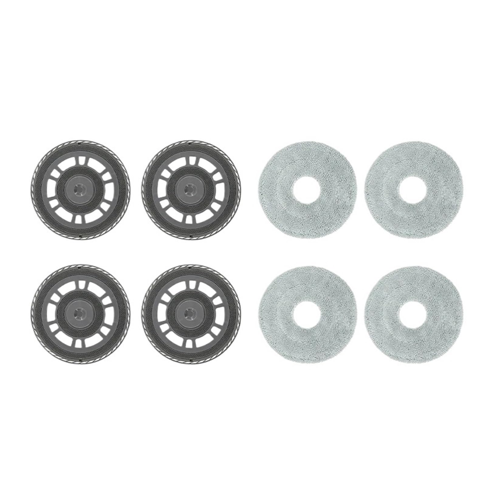Qlmxjvzhkcn 8Pcs Mop Bracket，Compatible For Dreame，L20 Ultra / X30 Ultra / X40 Ultra，Compatible For Xiaomi，M30s / S30 Pro Ultra Robot Vacuums Cleaner Accessory Spare Part(8Pcs)