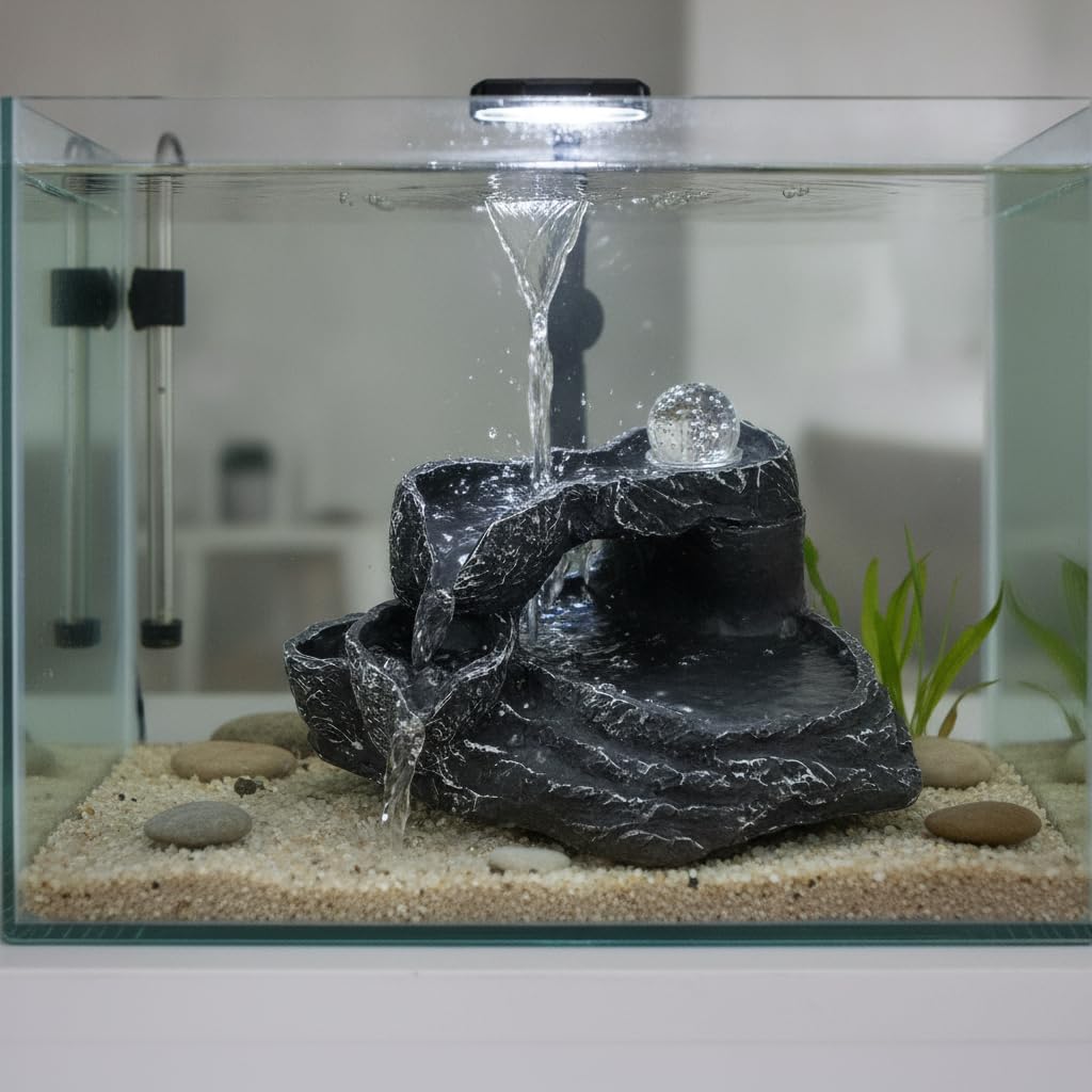 Plateforme Repos Pierre Aquatique, Style to 1 | Composite - verre - plastique - caoutchouc - fibre végétale - pompe à eau - feng shui - résine - Habitat - Pour bassin