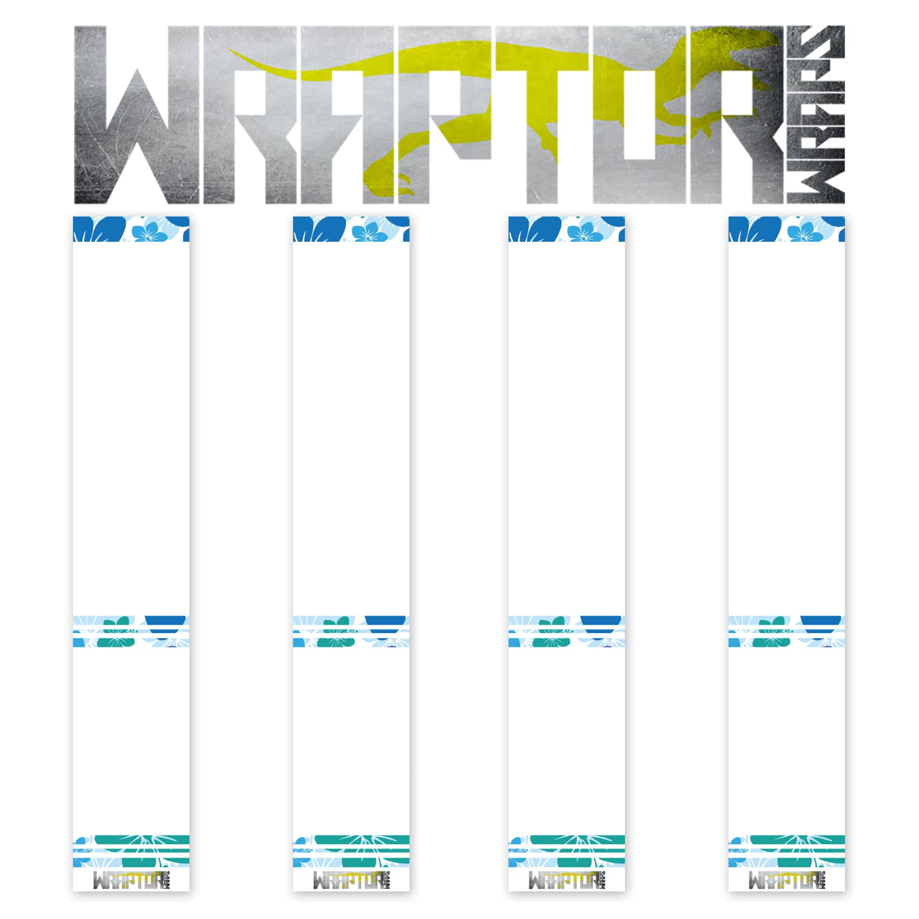 na-1 Wraptor Wraps Archery Arrow Wraps - Hawaiian Arrow Wraps - Bands Wrap Design - Pack of 13-150mm Length - Medium Width