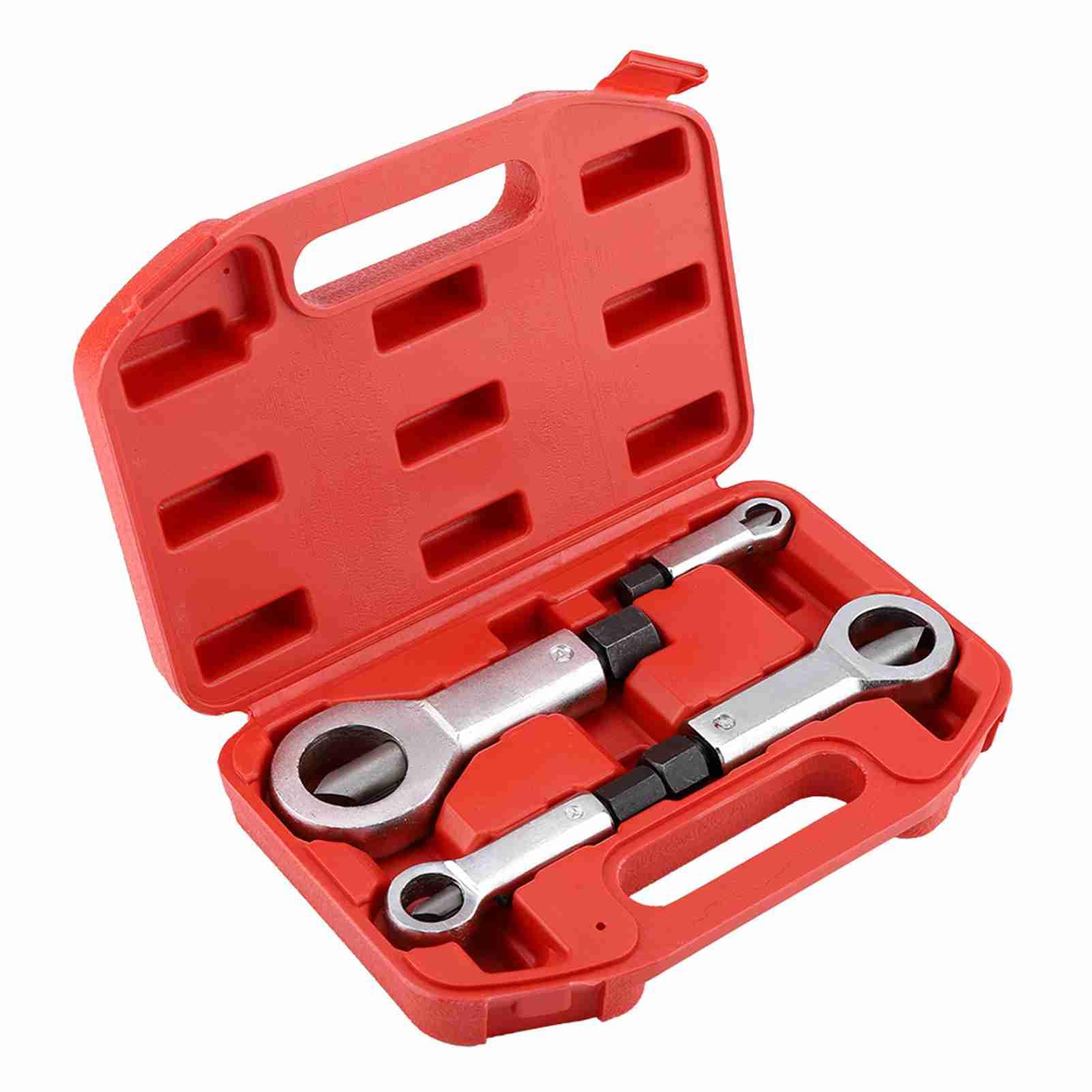 Ejoyous Zestaw Przecinaków do Nakrętek, Narzędzie do Usuwania Nakrętek Stalowych 45#, 4 Rozmiary od 9 Mm 27 Mm Zardzewiałych, Uszkodzonych, Zakleszczonych, Mechanizm łatwego Obracania Konserwacji