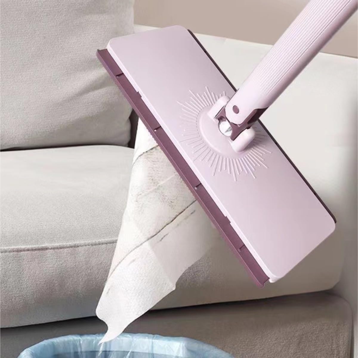 Fregona Trapeador De Limpieza Toalla De Lavado De Trapeador Automático Sin Lavado A Mano De Electricidad Estática Trapeador Doméstico Perezoso Reutilizables Mopa
