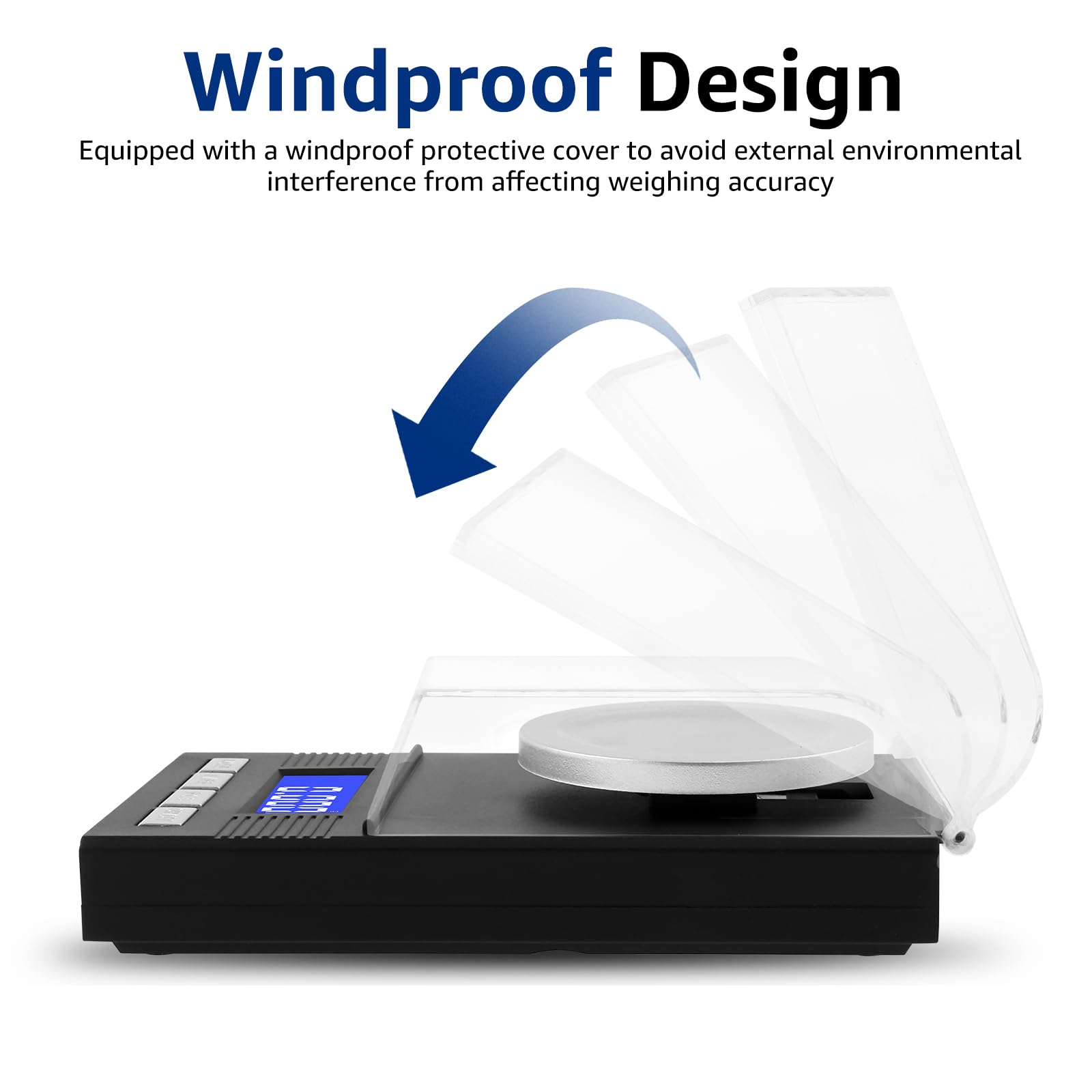 Feinwaage 50g / 0.001g Präzision - Milligramm Waage Mit LCD Display