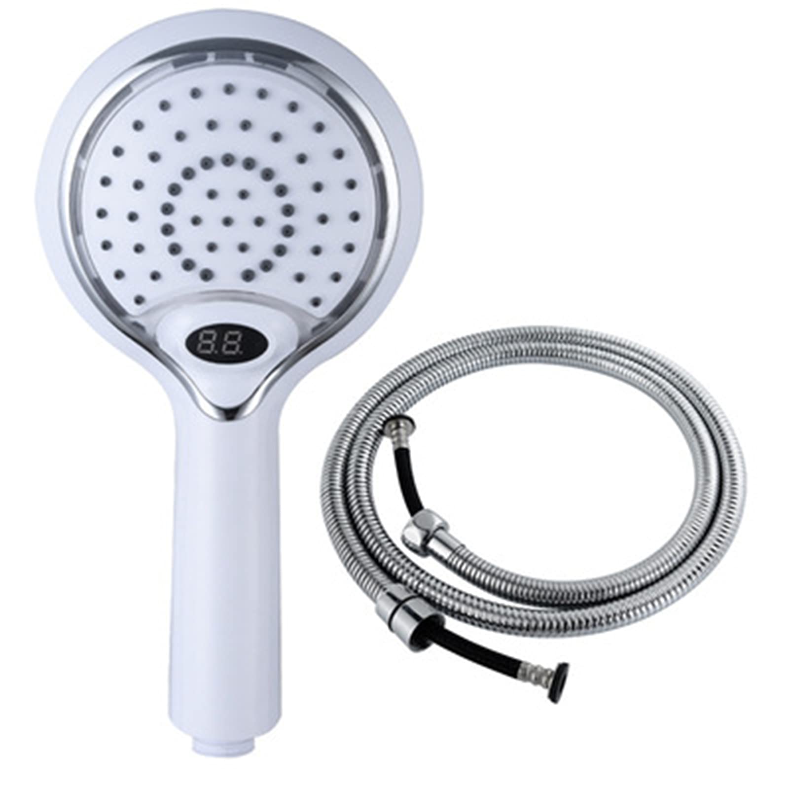 Pommeau de douche avec flexible contre le manque de pression d'eau - 8