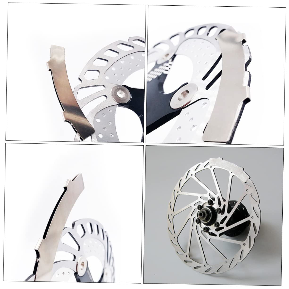 Mikikit 10Pcs Bike Disc Brake Adjuster Portable Scratch Adjustment Tool for Mountain Bikes Ergonomic Design Lightweight Easy to Store for Precise Brake Alignment