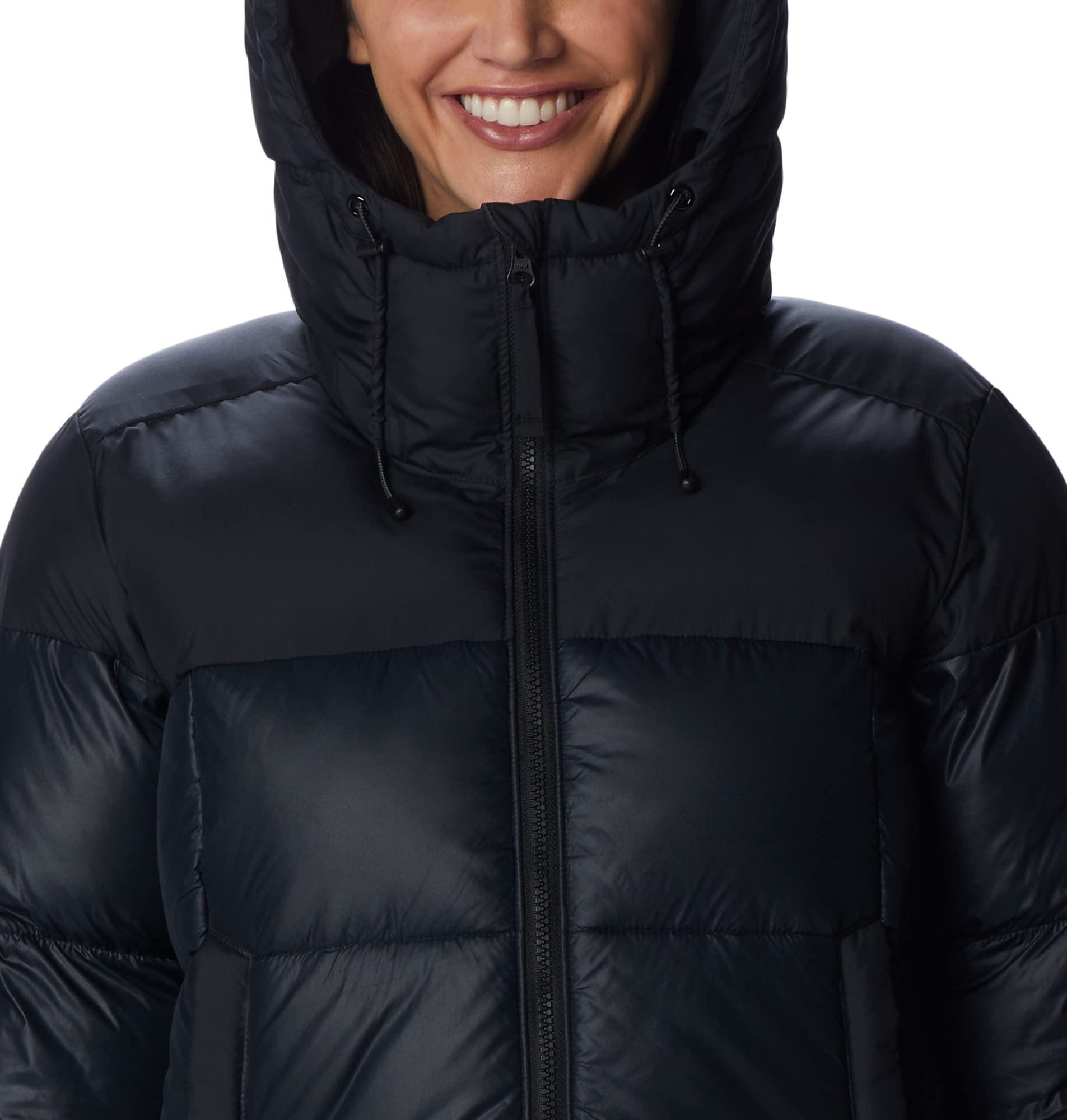 Columbia Pike Lake 2 Hooded Insulated Jacket, Doudoune À Capuche Femme, Black, Taille S