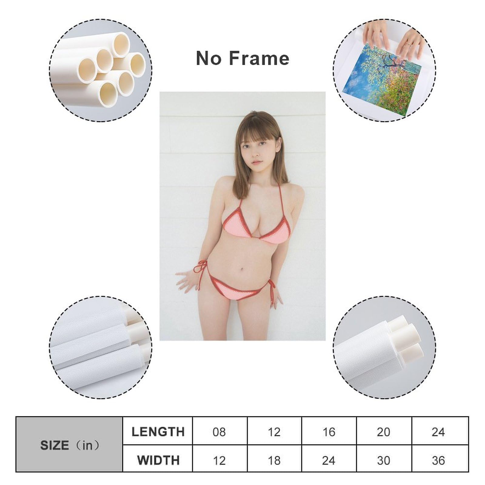 音月桂さん掲載ページ（ポスターサイズ）#10586 Amazon.co.jp: 櫻井音乃 美少女水着グラビアポスター (53) アート