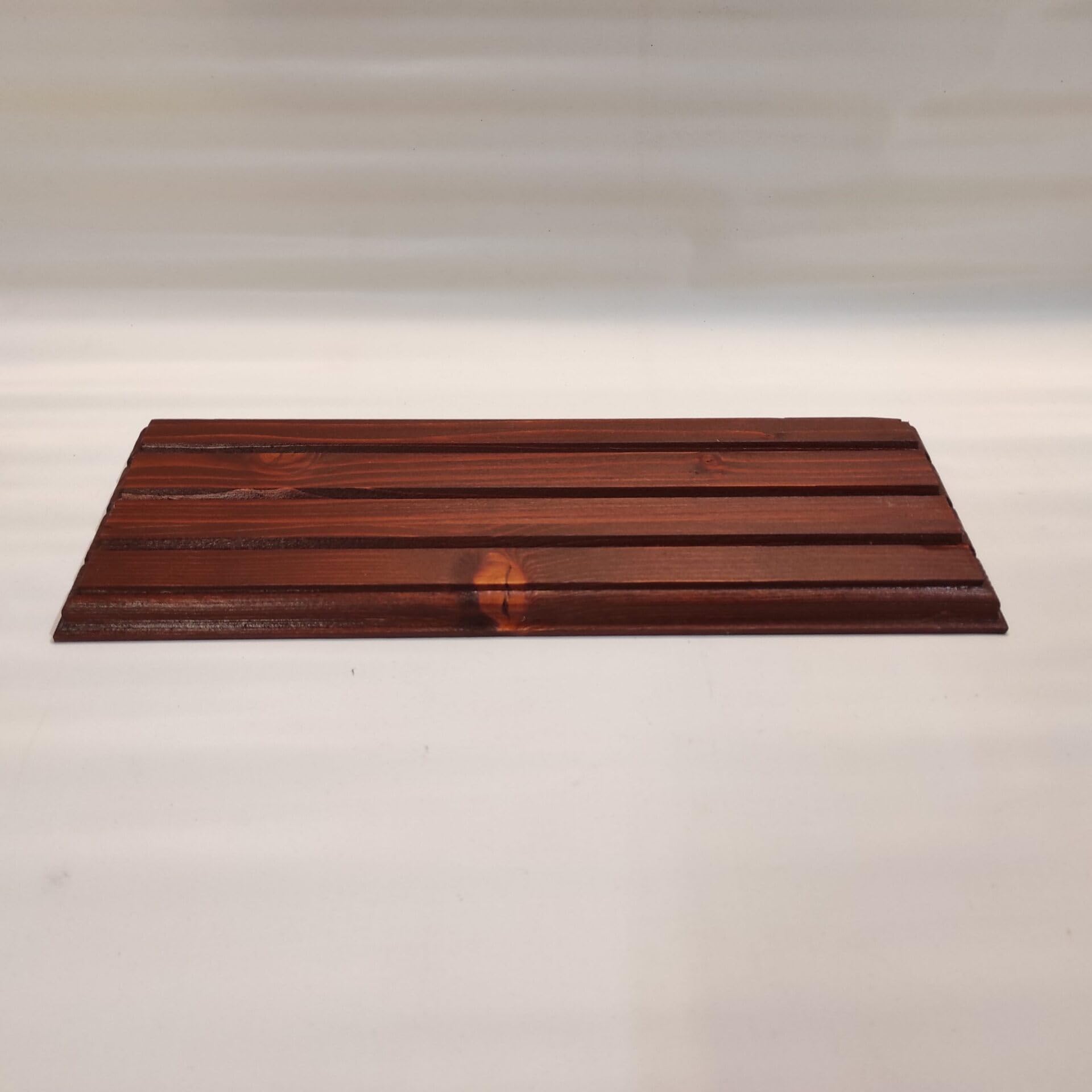 Expositor de Madera Maciza Artesanal para Monedas y Medallas, 3 Filas, Compatible con Cápsulas hasta 41 mm, Soporte de Mesa para Coleccionistas