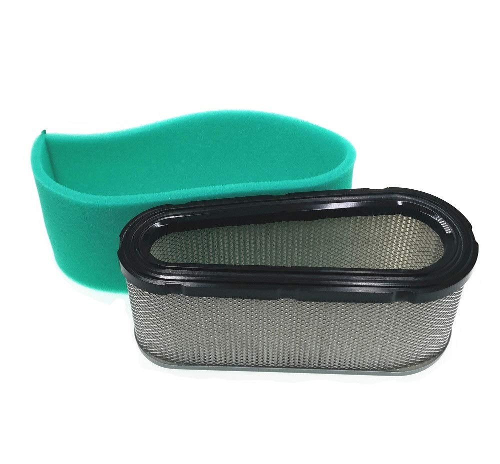 MOWFILL496894 493909 Air Filter Replace for Briggs Stratton 496894S with 272403S 272403 Pre Filter Fits Craftsman John Deree 12.5-17HP 5053K Lawn Mower Air Cleaner Element
