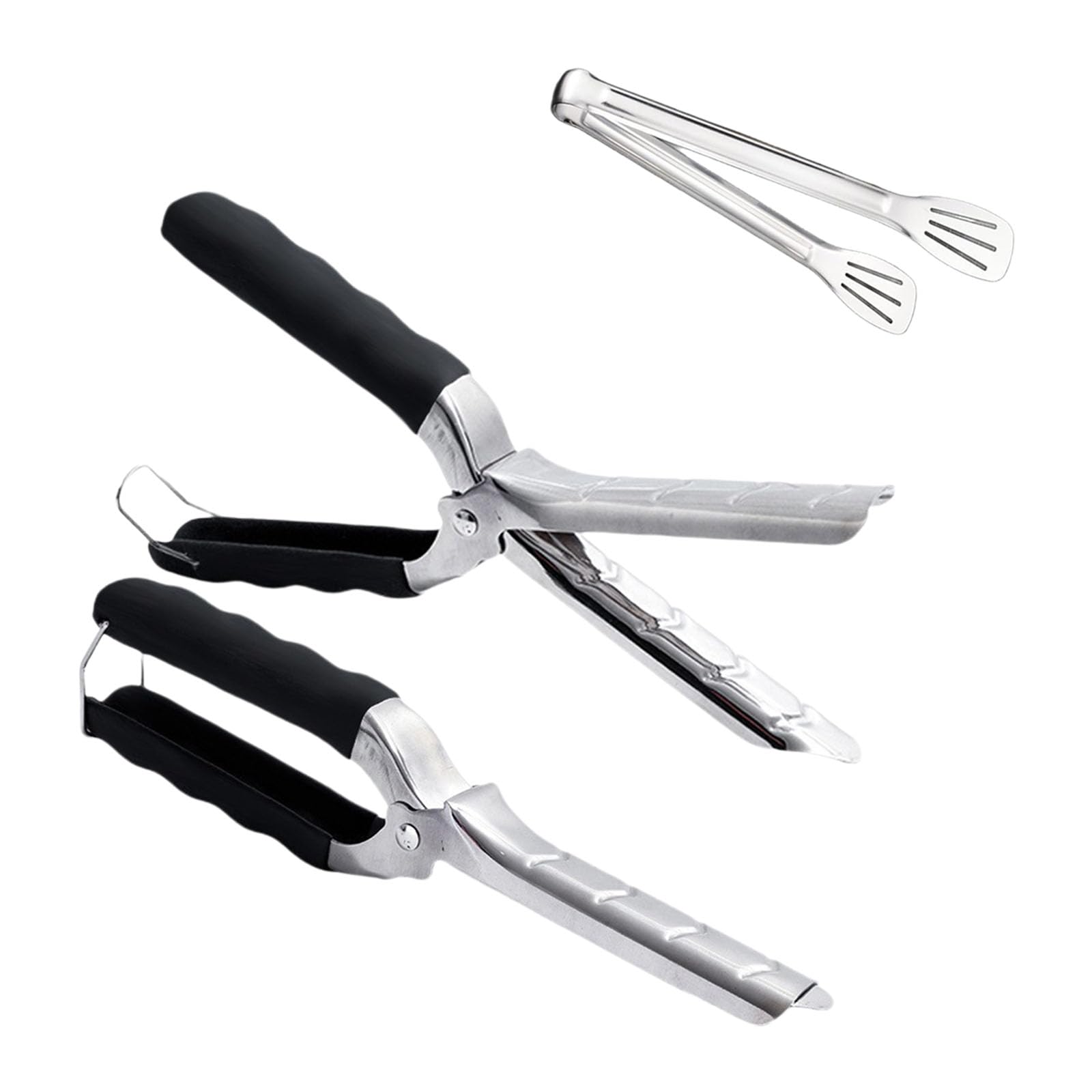 Buxuaaaa 304 Stainless Steel Meat Preparation Tool with Handles, for Cooking Grilling Multipurpose Kitchen Accessory Set