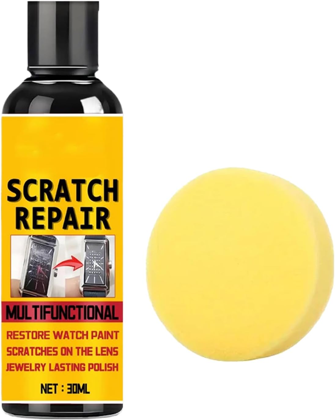 Car Windshield Scratch Remover | 30ml Cleaner Coating Restorer | Auto Glass Scratch Remover - for Auto Glass Window Mirror Lens Swirls Detailing Repair