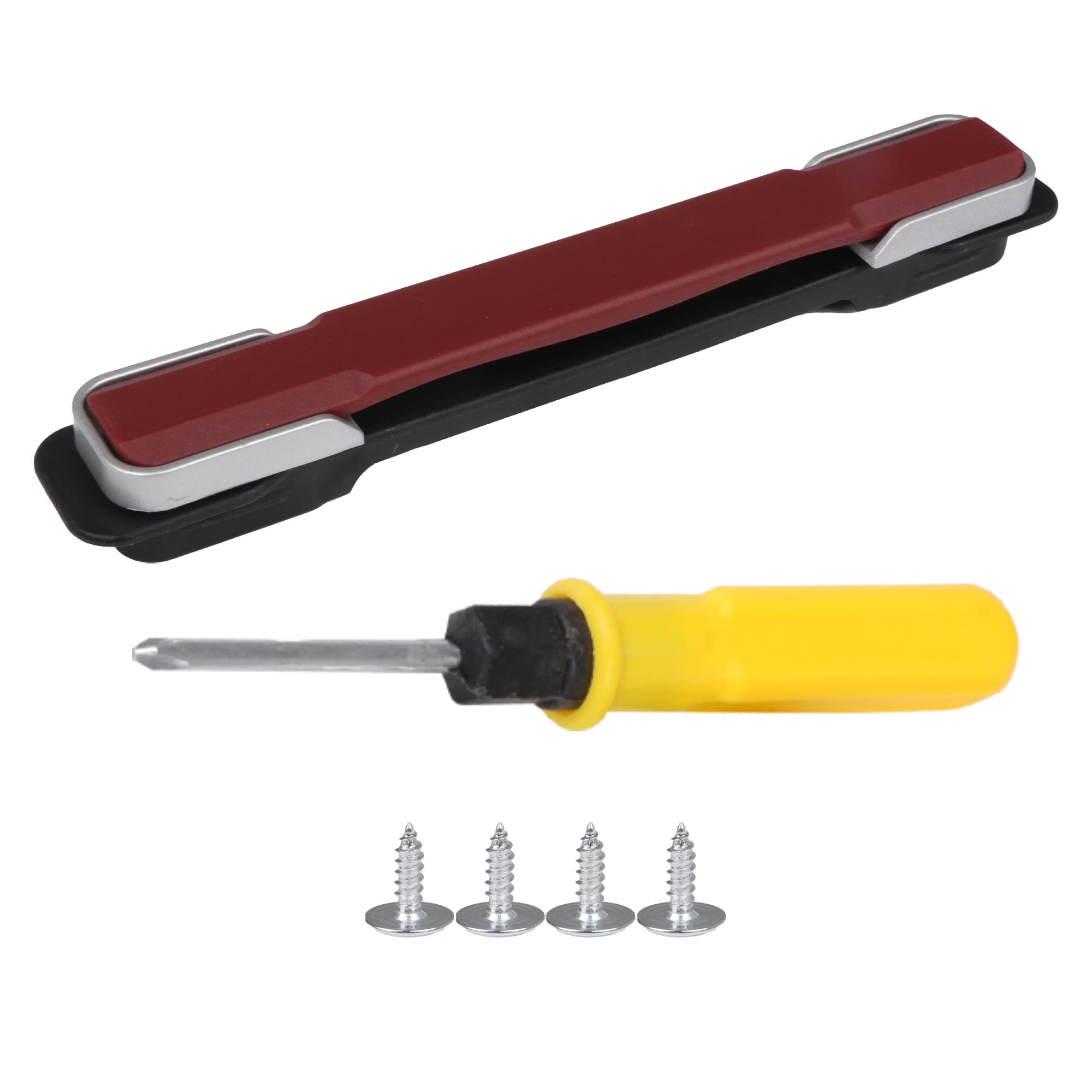 BQLZR Flexible Strap Suitcase Luggage Red B117 Replacement Handle with Screws 217mm-image-13