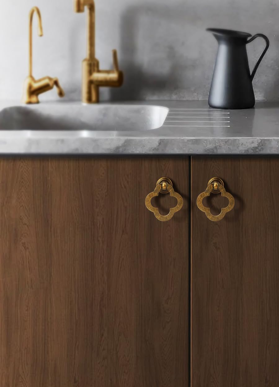 Antique Brass Cabinet Knobs - 2 Pack -6 Antique Brass Cabinet Knobs - 2 Pack -6