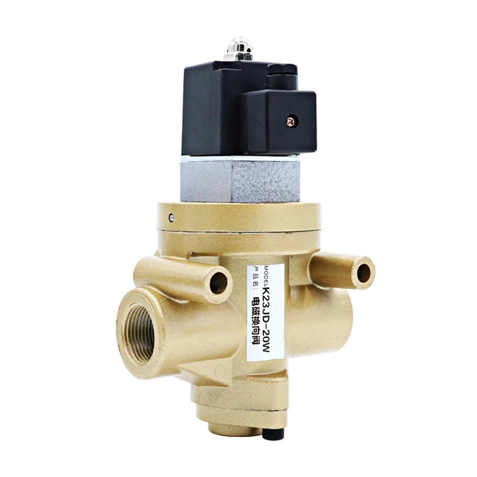 Owytmabq One Color Pneumatic Solenoid Valve For Brick Machine 2-Position 3-Way K23jd-08W K23jd-10W K23jd-15W Ac220v Dc24v(K23jd-08W Dc24v)