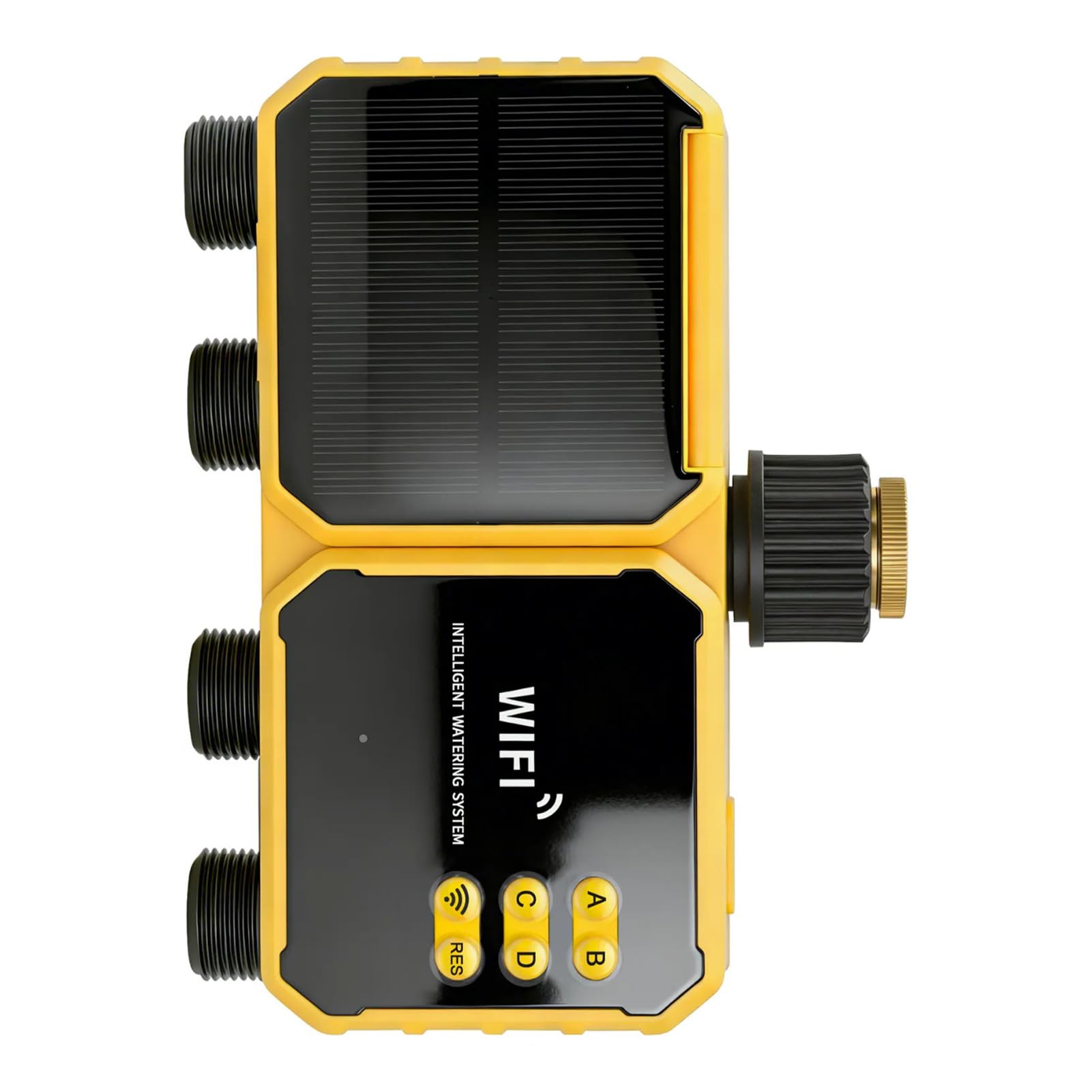 Topiky Intelligente Irrigatore Timer Ad Energia Solare, Telecomando, Rilevamento della Pioggia, Irrigazione Programmabile per L'irrigazione del Giardino (Filettatura BSP3/4”.)