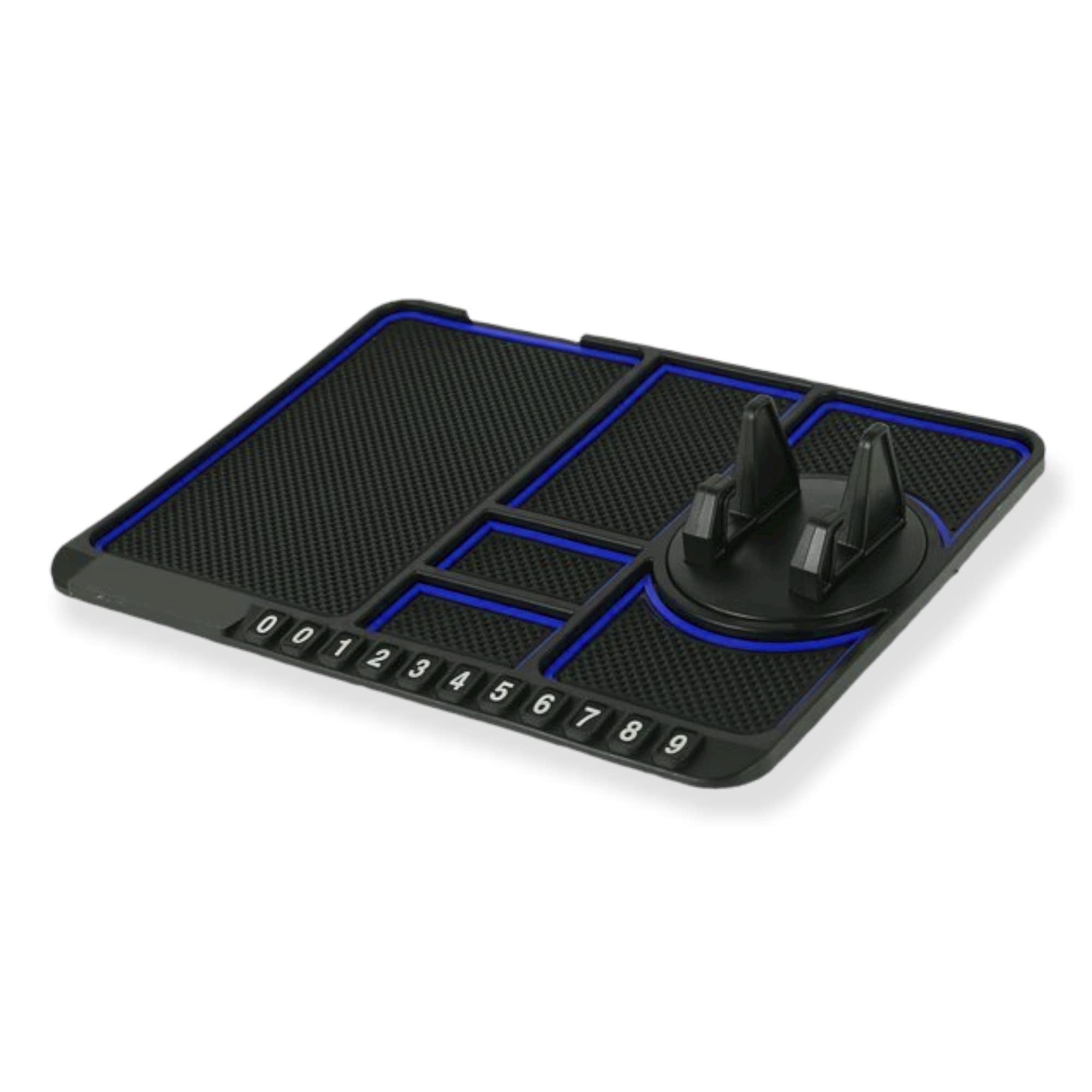 AUGEN Non-Stick Anti-Slip Dash Cell Phone Bracket Mat Car Dashboard Sticky Pad Adhesive Anti Mat for Mobile Phone/Electronic Gadgets GPS (9.76 × 7.28, Blue) (B0BCGB1ZLC) Amazon Price History, Amazon Price Tracker
