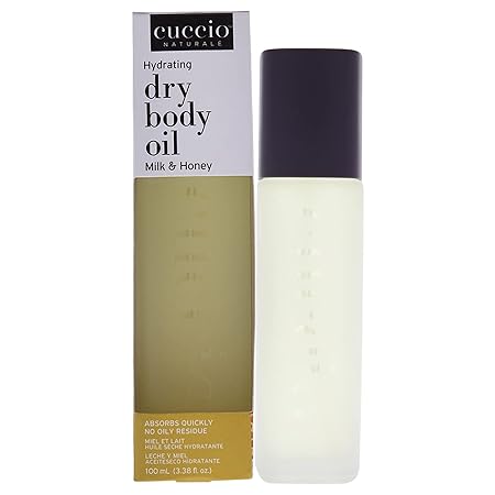 Cuccio Naturale Hydrating Dry Body Oil - Milk & Honey, Paraben-Free, 3.38 Oz