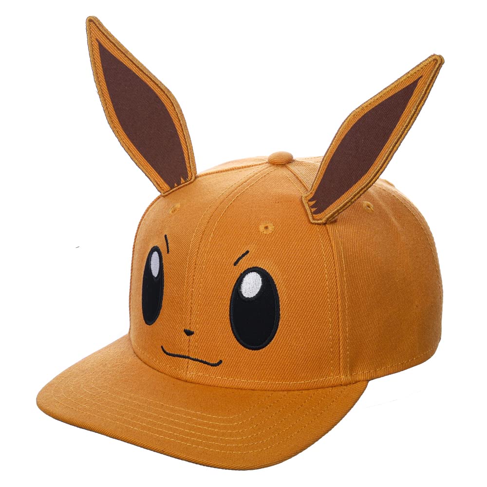 BioworldPokemon Eevee 3D Cosplay Pre-Curved Snapback Hat