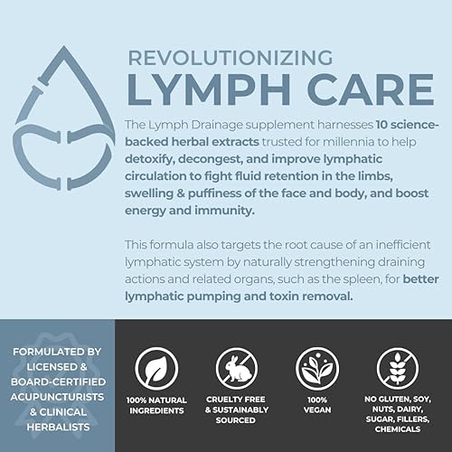 Miniatura 4 de Suplemento de drenaje linfático: apoyo avanzado para la desintoxicación, combate la hinchazón y la hinchazón