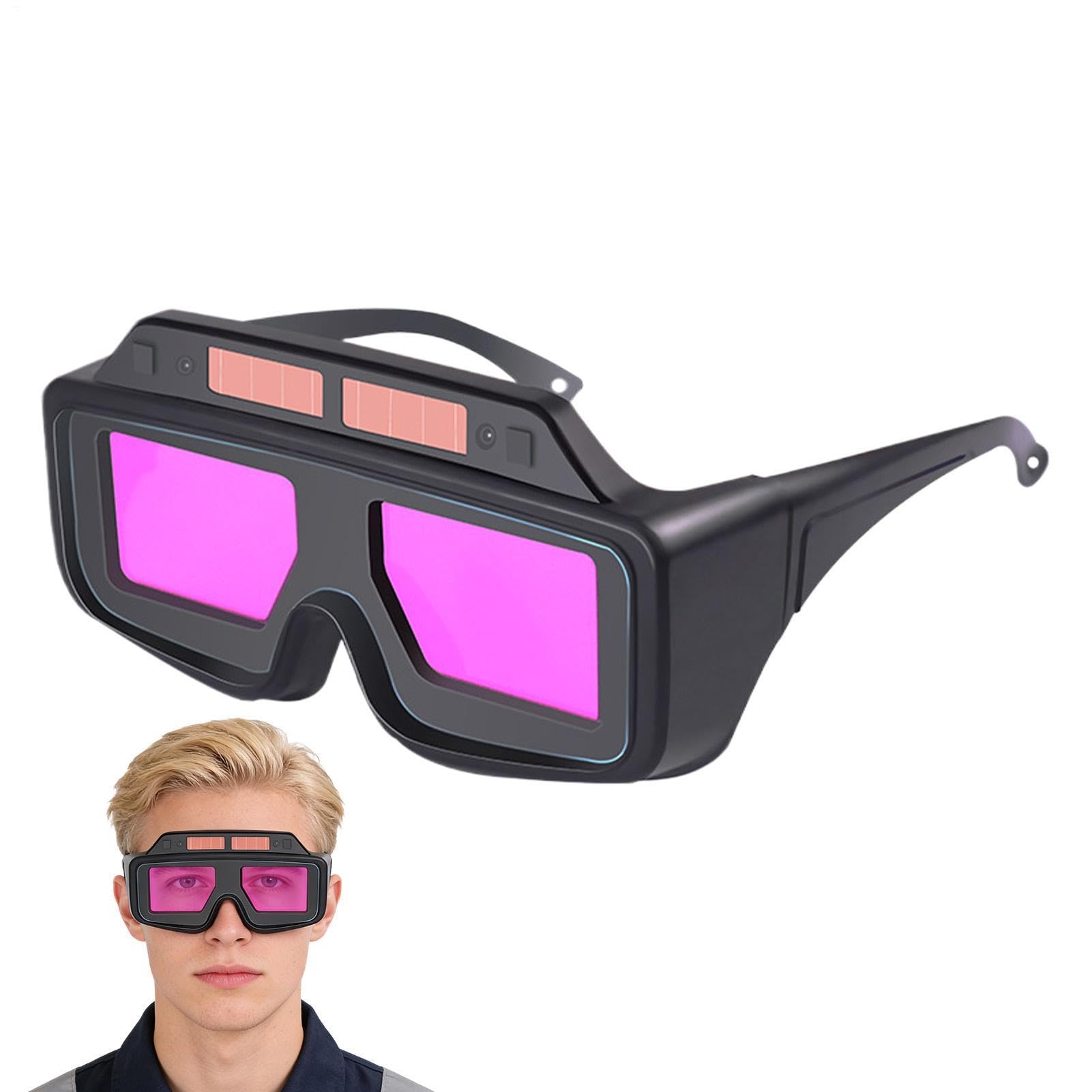 Gafas de Soldador Protección UV Antirrayaduras Envolventes Ajustables | Protección Ocular para Soldador para Mujeres Hombres, para Soldadura, Corte, Estaño y Amolado