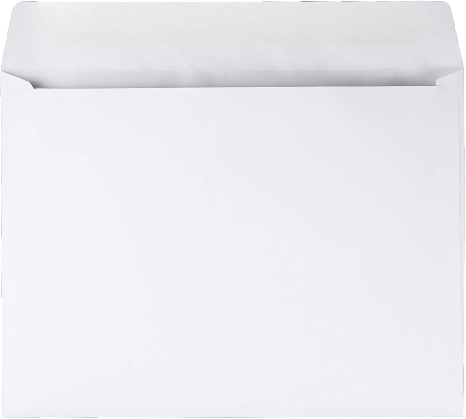 Quality Park Open-Side Booklet Envelope, Gummed, White, 9 x 12, 250 per Box, (37682) : Office Products
