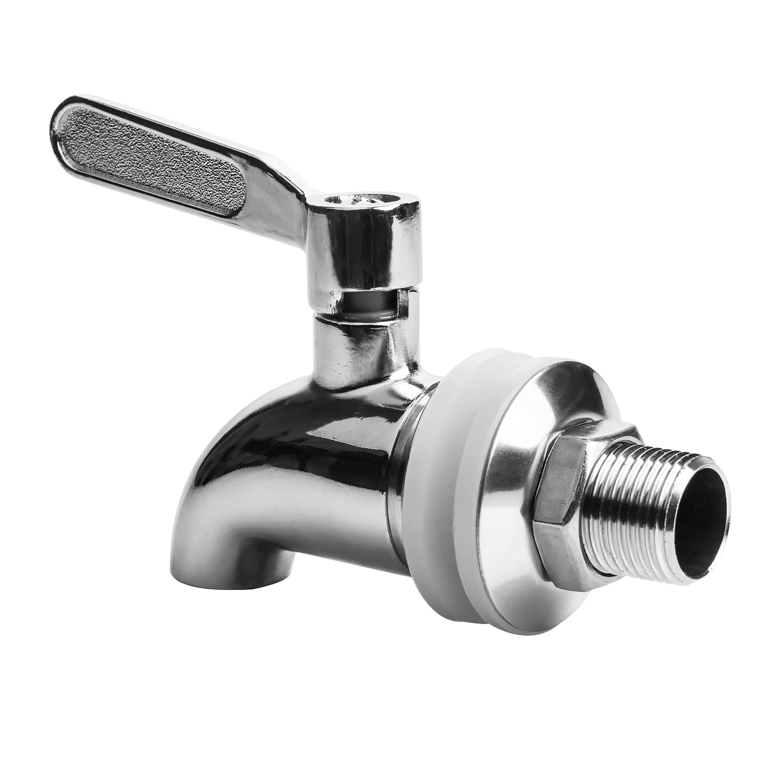 Espiga de repuesto para dispensador de bebidas, llave de acero inoxidable para dispensador de bebidas, grifo dispensador de agua, grado alimenticio, con tapa antiobstrucción (1 paquete)