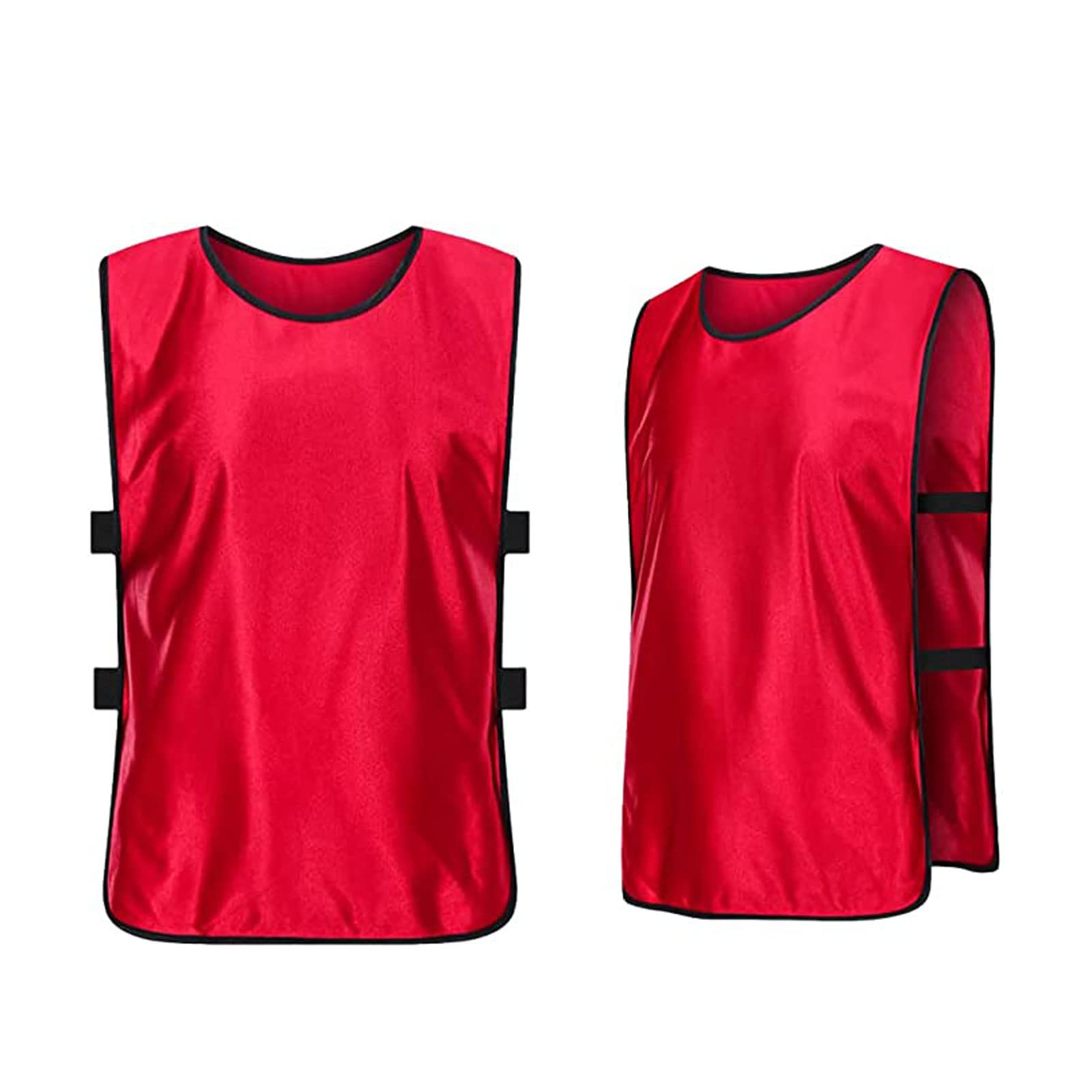 12 Stück Fußball Leibchen für Kinder und Erwachsene,Westen fürs Teamtraining,Markierungshemd-Trainingsleibchen ohne Logo,Team-Spiel Bibs für Herren Damen Senioren Junioren