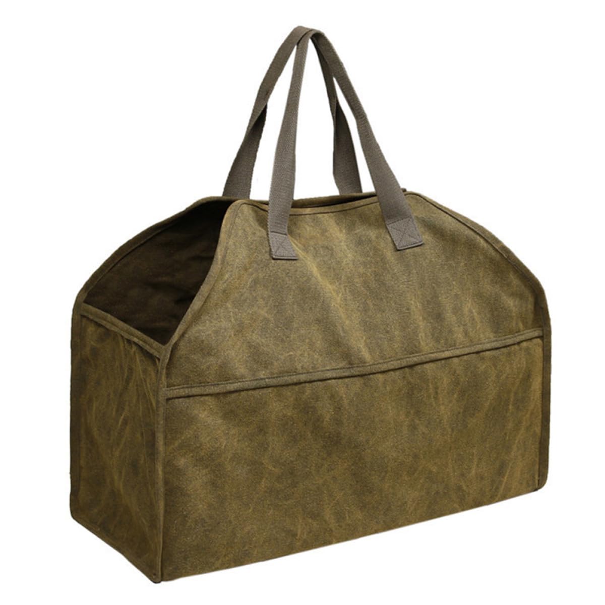Levemolo Canvas Firewood Carrier Log Tote Bag Heavy Load 16 Ann Canvas Material for Holding Twigs and Branches, Suitable for Housework and Camping