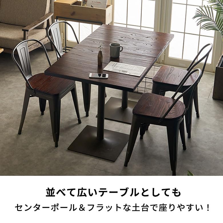 Amazon | Asia-kobo テーブル カフェテーブル 長方形 木製 天然木
