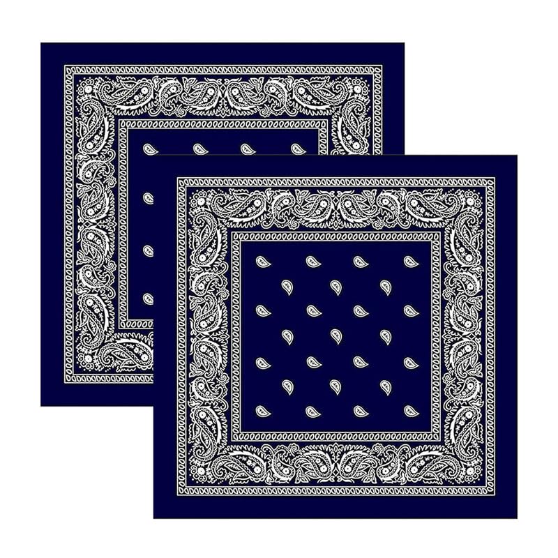 Unisex Cotton Bandana/Head Wrap/Wristband/Face Cover/Handkerchief For Men And Women (50CM X 50CM_Pack of 2)-picture-24