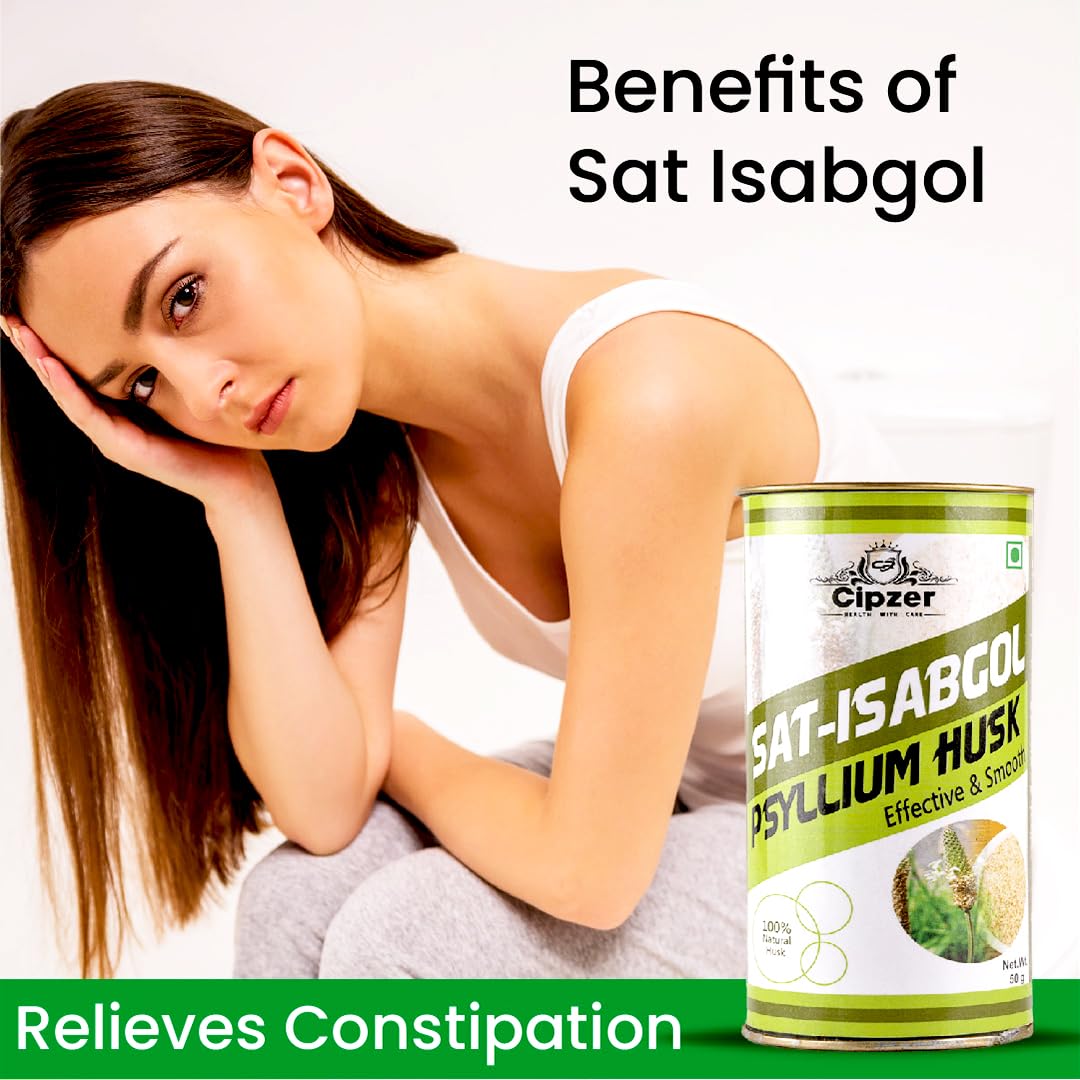 Cipzer Sat-Isabgol Useful in Constipation and Brings Down Cholesterol Level (50 G) - Image 2 thumbnail