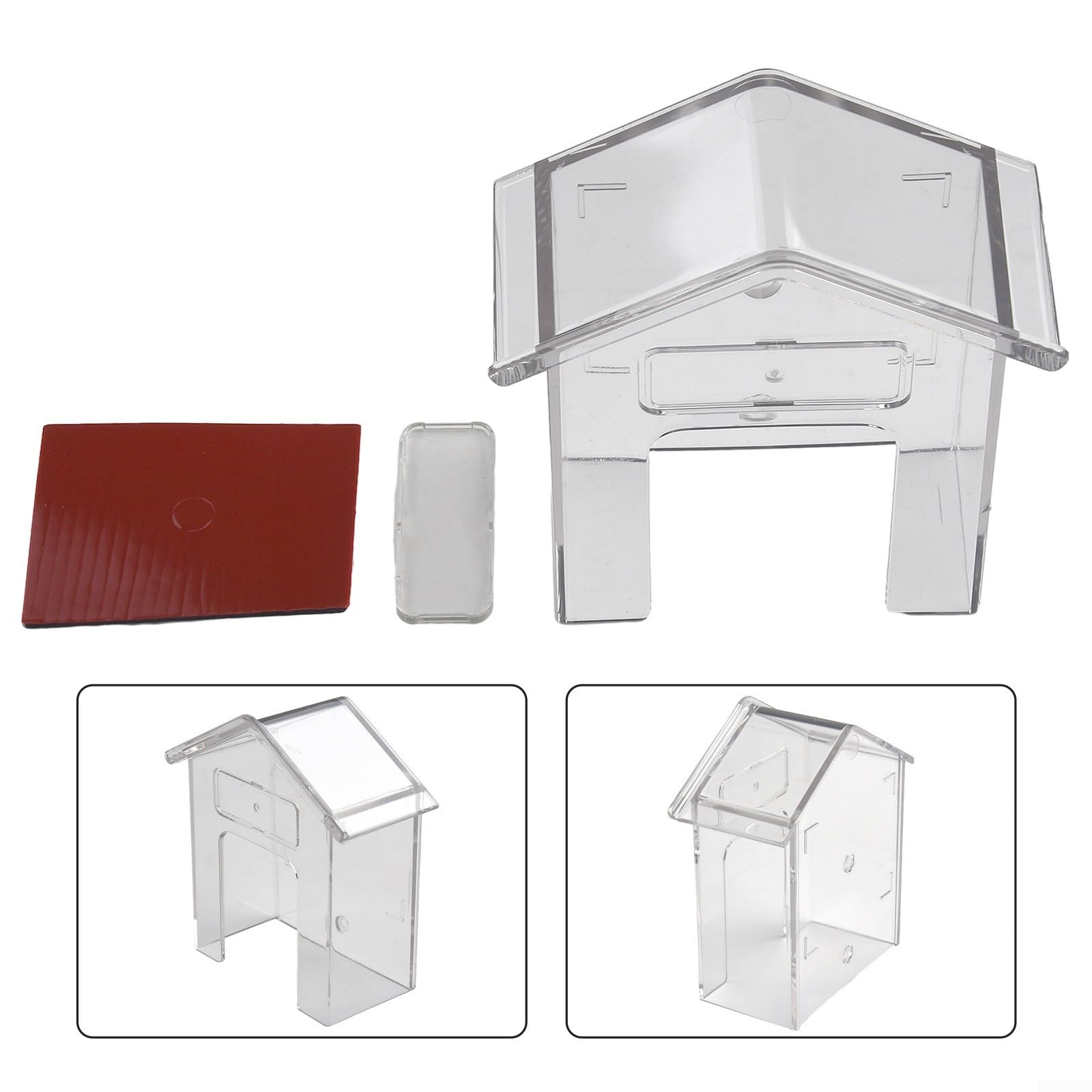Thuis Draadloze Deurbel Regen Cover Waterdichte Cover Deurbel Ring Chime Knop Transparante Waterdichte Thuis Waterdichte Shell