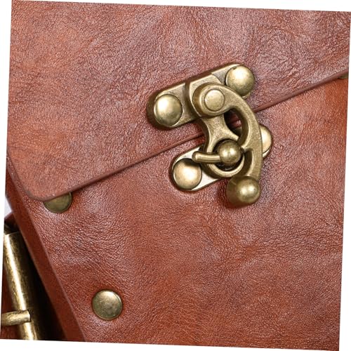 1set Medieval Renaissance Knight Belt Loop and Embossed Design for Cosplay and Stage Performances Durable Storage Holder and Pouch3