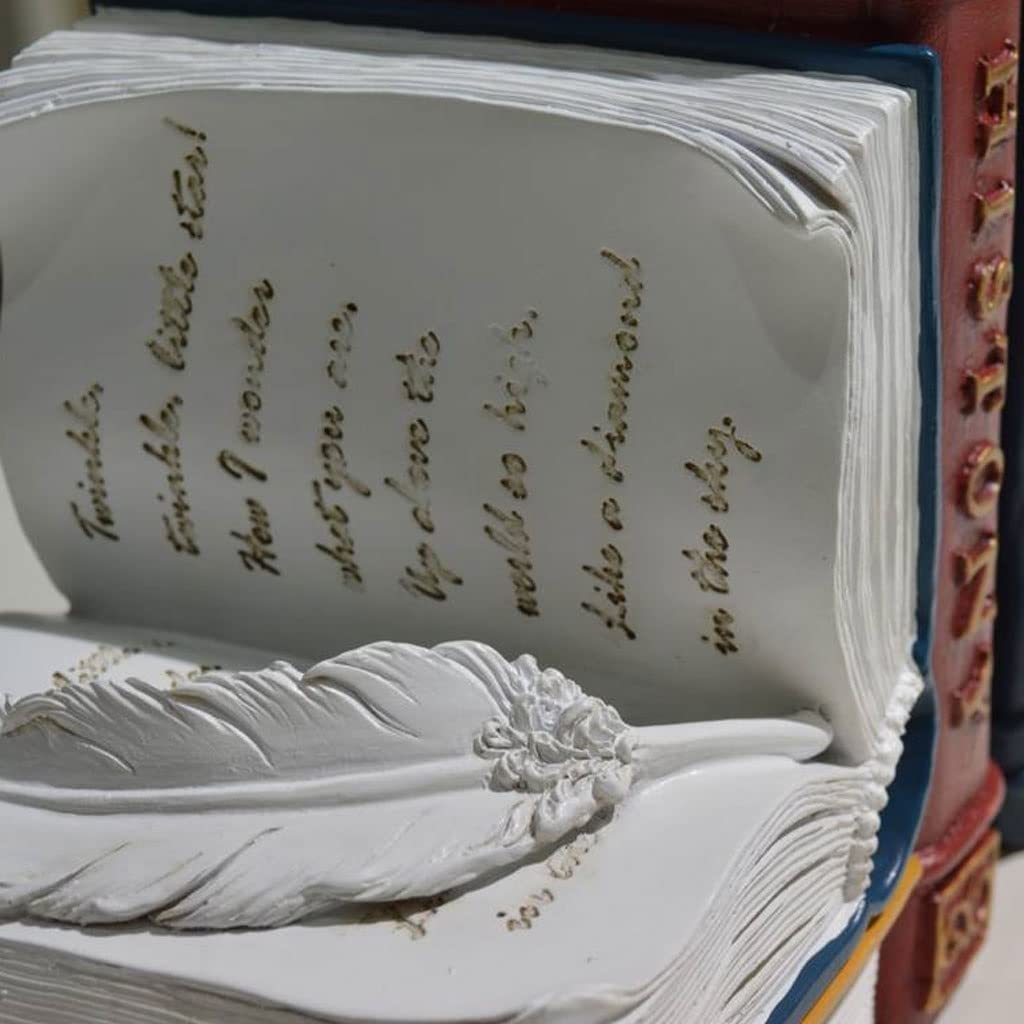 Boekensteun Europese klassieke boek vorm boekenbeelden